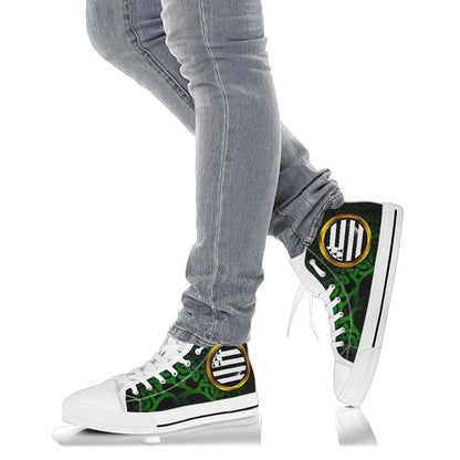 Celtic High Top Shoe Brittany Celtic Flag