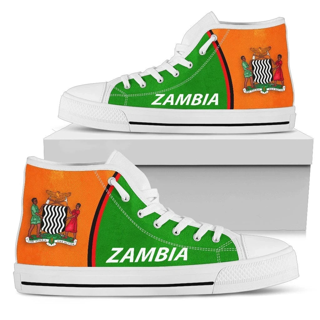 Zambia High Top Shoes Curve Version
