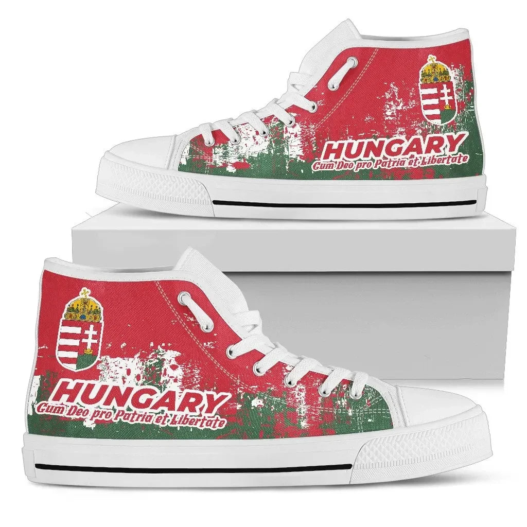 Hungary High Top Shoe Smudge Style 1