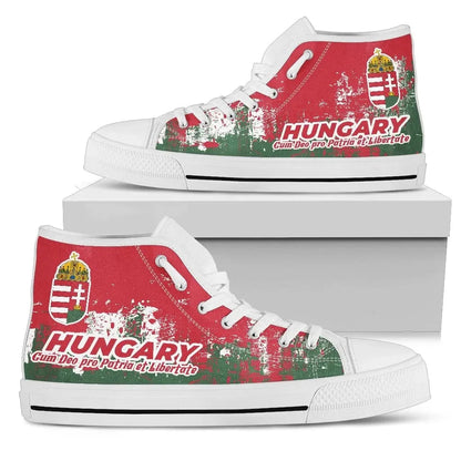 Hungary High Top Shoe Smudge Style 1