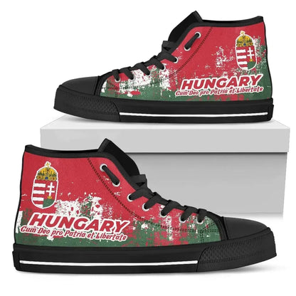 Hungary High Top Shoe Smudge Style 1