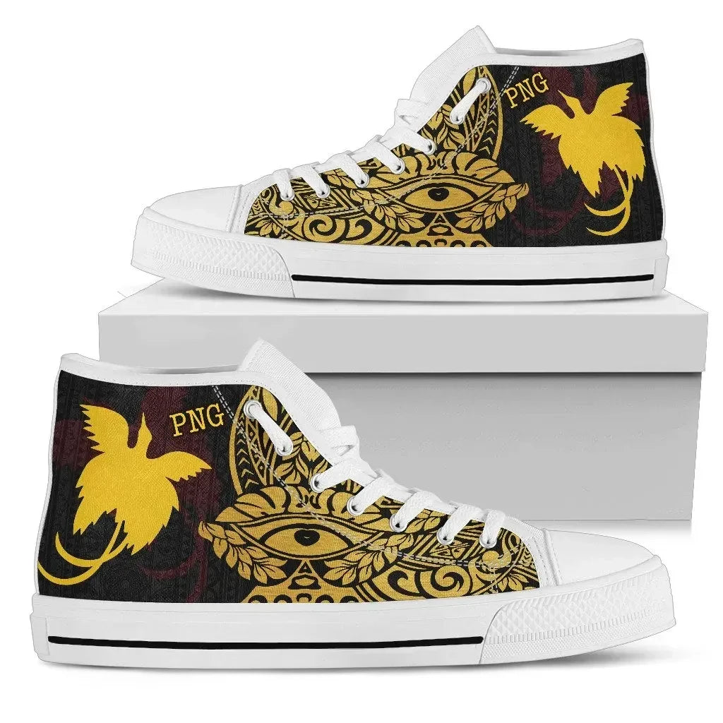Papua New Guinea High Top Shoes Erudite Eye Bn11