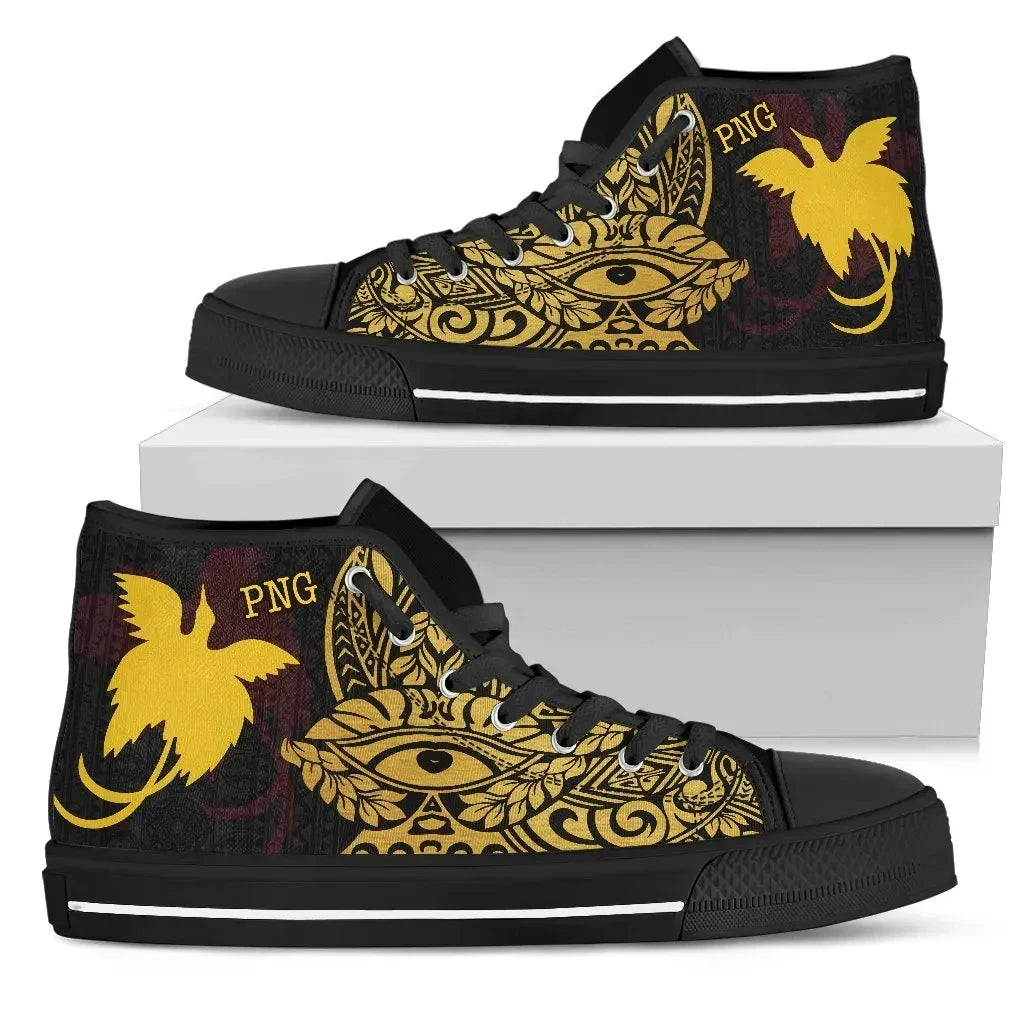 Papua New Guinea High Top Shoes Erudite Eye Bn11