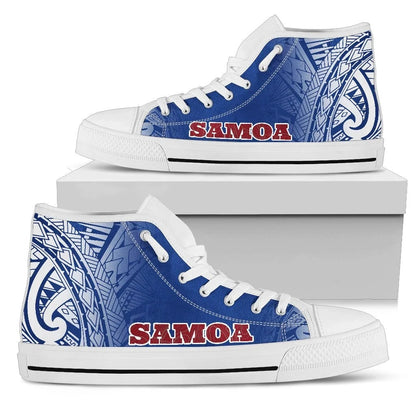 Samoa High Top Shoe Polynesian Fog Blue