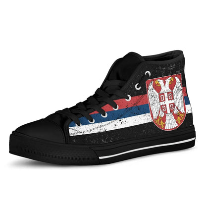 Serbia High Top Canvas Shoes