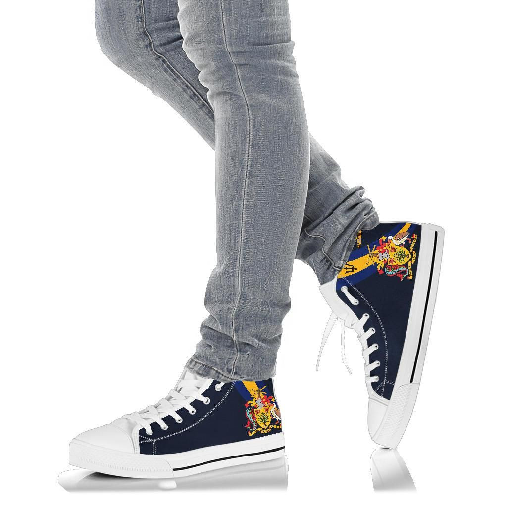 Barbados High Top Shoe Special Flag