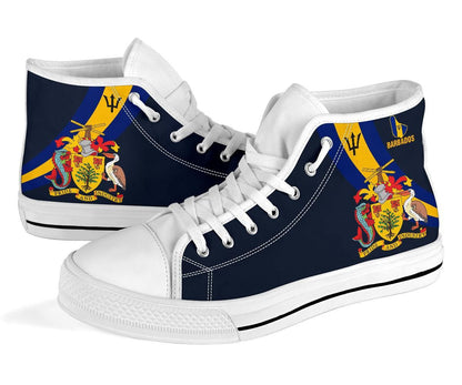 Barbados High Top Shoe Special Flag