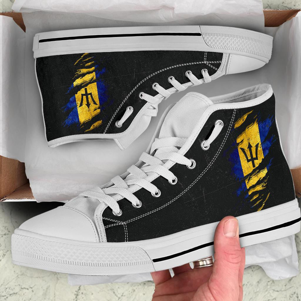 Barbados In Me High Top Shoe Special Grunge Style