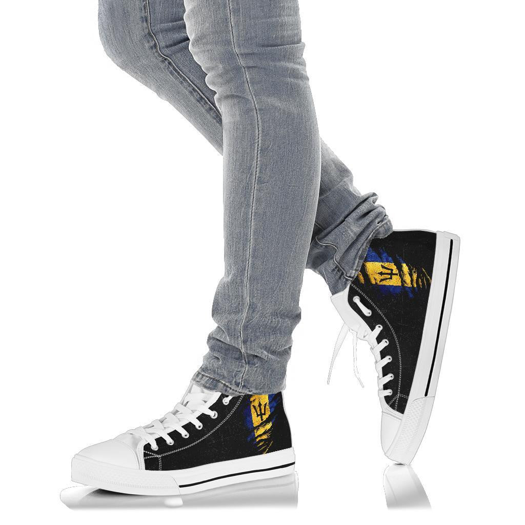 Barbados In Me High Top Shoe Special Grunge Style