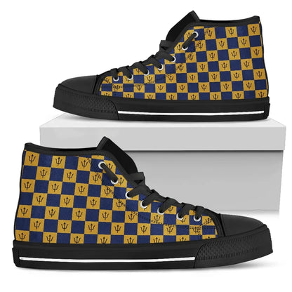Barbados High Top Canvas Shoes