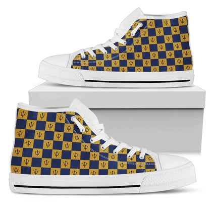 Barbados High Top Canvas Shoes