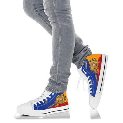 Armenia High Top Shoe Armenia Blue