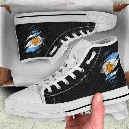 Argentina In Me High Top Shoe Special Grunge Style