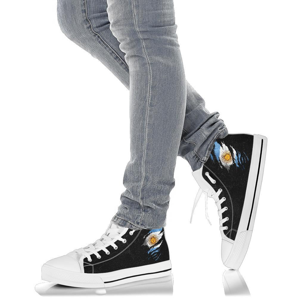 Argentina In Me High Top Shoe Special Grunge Style