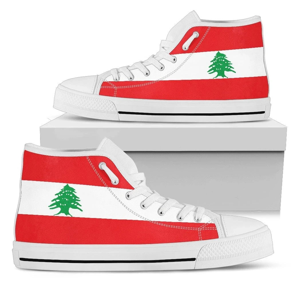 Lebanon High Top Shoe Original Flag