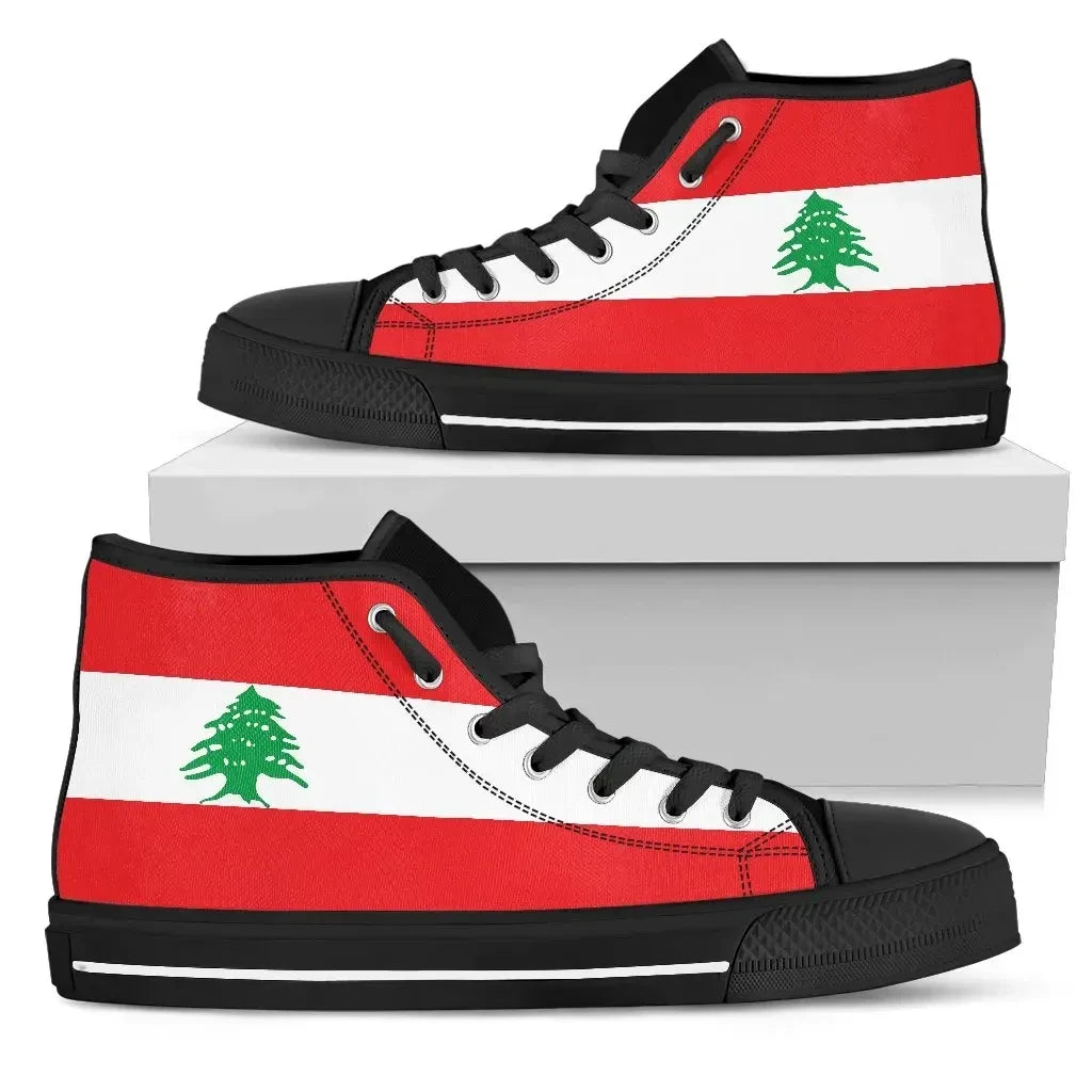 Lebanon High Top Shoe Original Flag