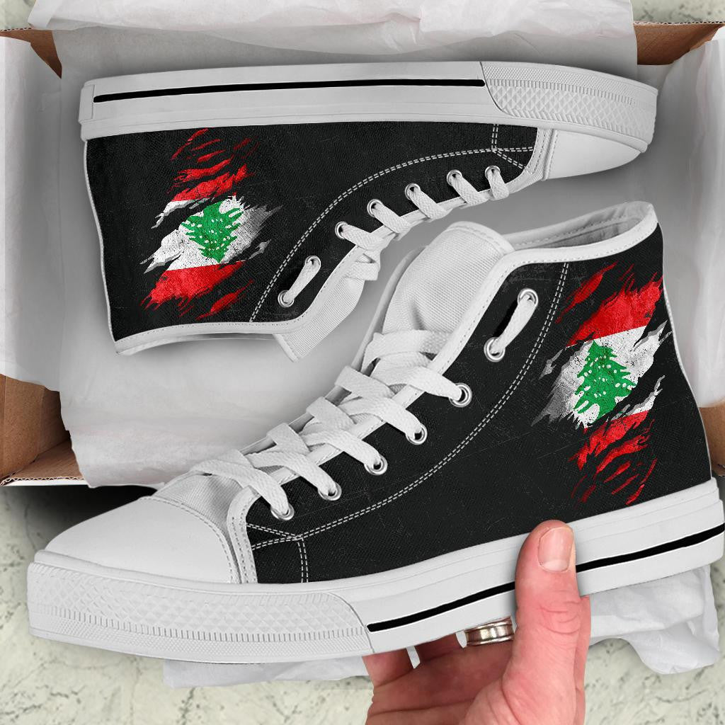 Lebanon In Me High Top Shoe Special Grunge Style