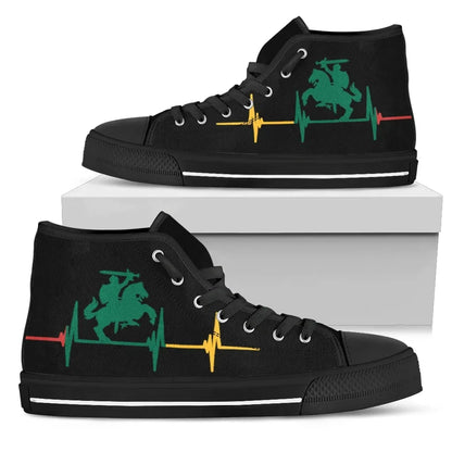 Lithuania Shoes Vytis Heartbeat Style High Top Shoes