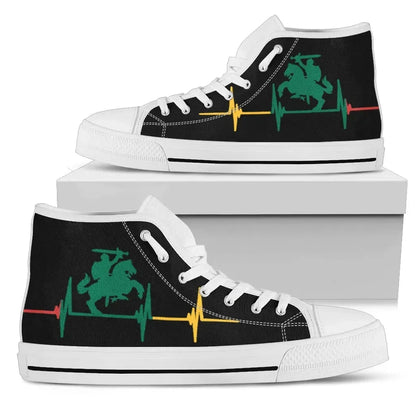 Lithuania Shoes Vytis Heartbeat Style High Top Shoes
