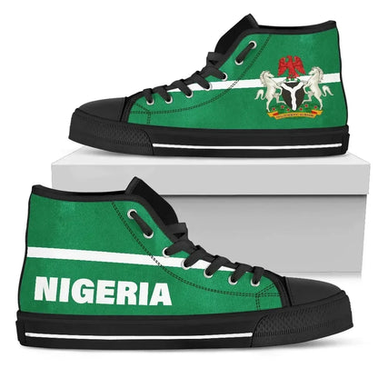Nigeria High Top Shoe Horizontal Style