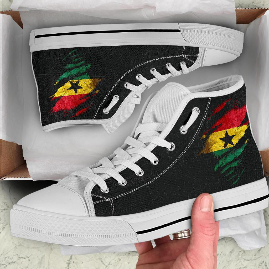 Ghana In Me High Top Shoe Special Grunge Style