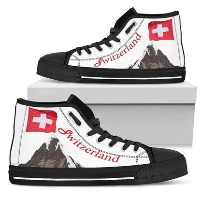 Matterhorn Switzerland High Top Canvas Shoe