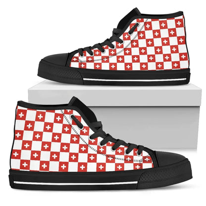 Switzerland High Top Canvas Shoes