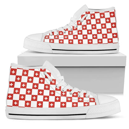 Switzerland High Top Canvas Shoes
