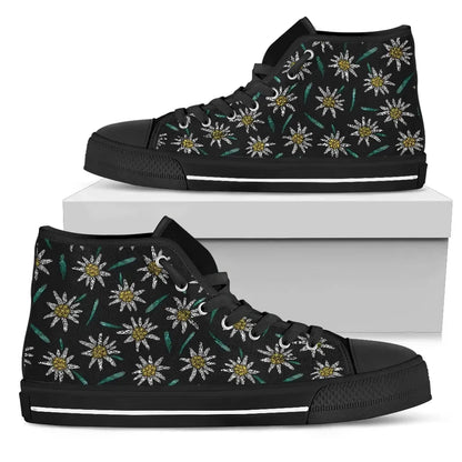 Switzerland Edelweiss High Top Canvas Shoes