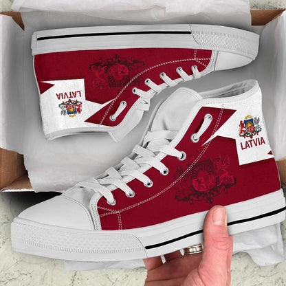 Latvia High Top Shoe Home
