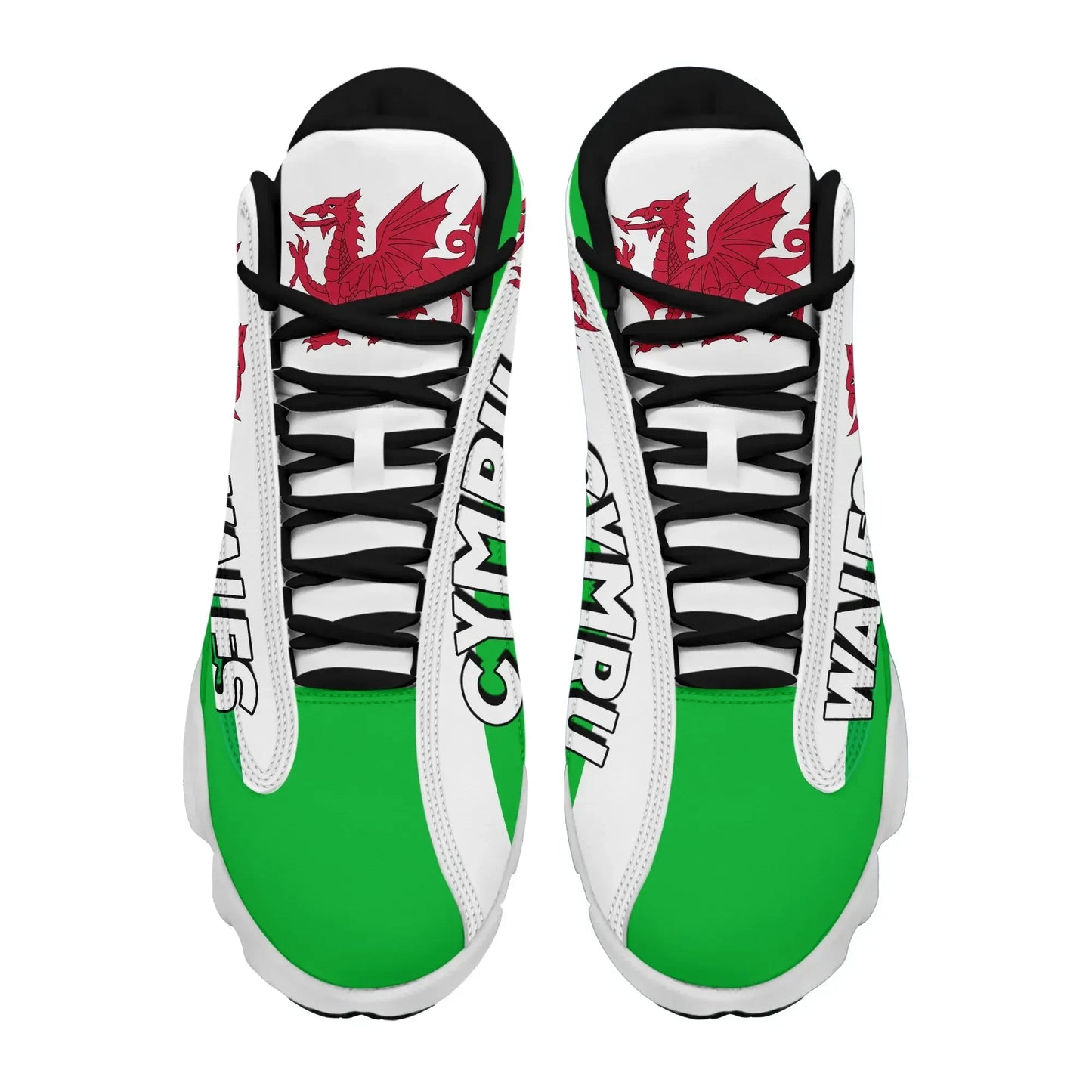Wales High Top Sneakers Shoes Women's Men's Special Flag
