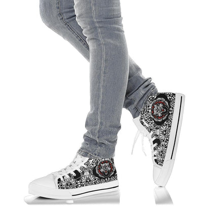 Viking Fenrir Wolf High Top Shoe