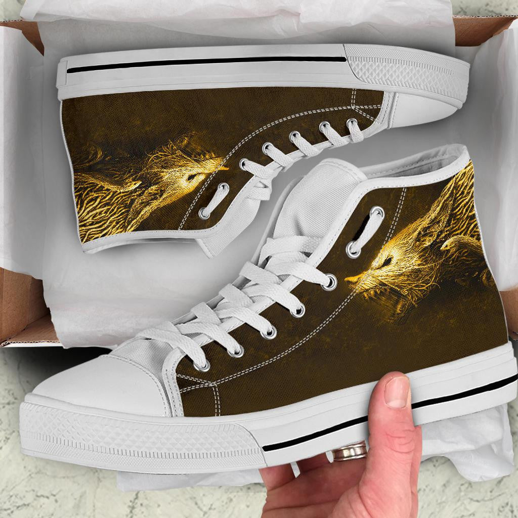 Fenrir Yellow High Top Shoe