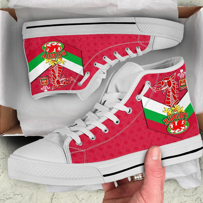 Wales National Rugby League High Top Shoe