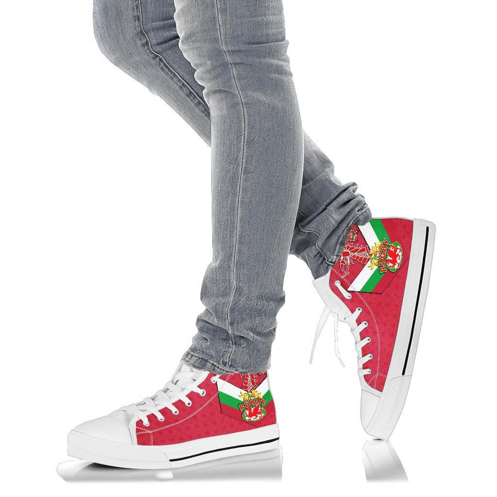 Wales National Rugby League High Top Shoe