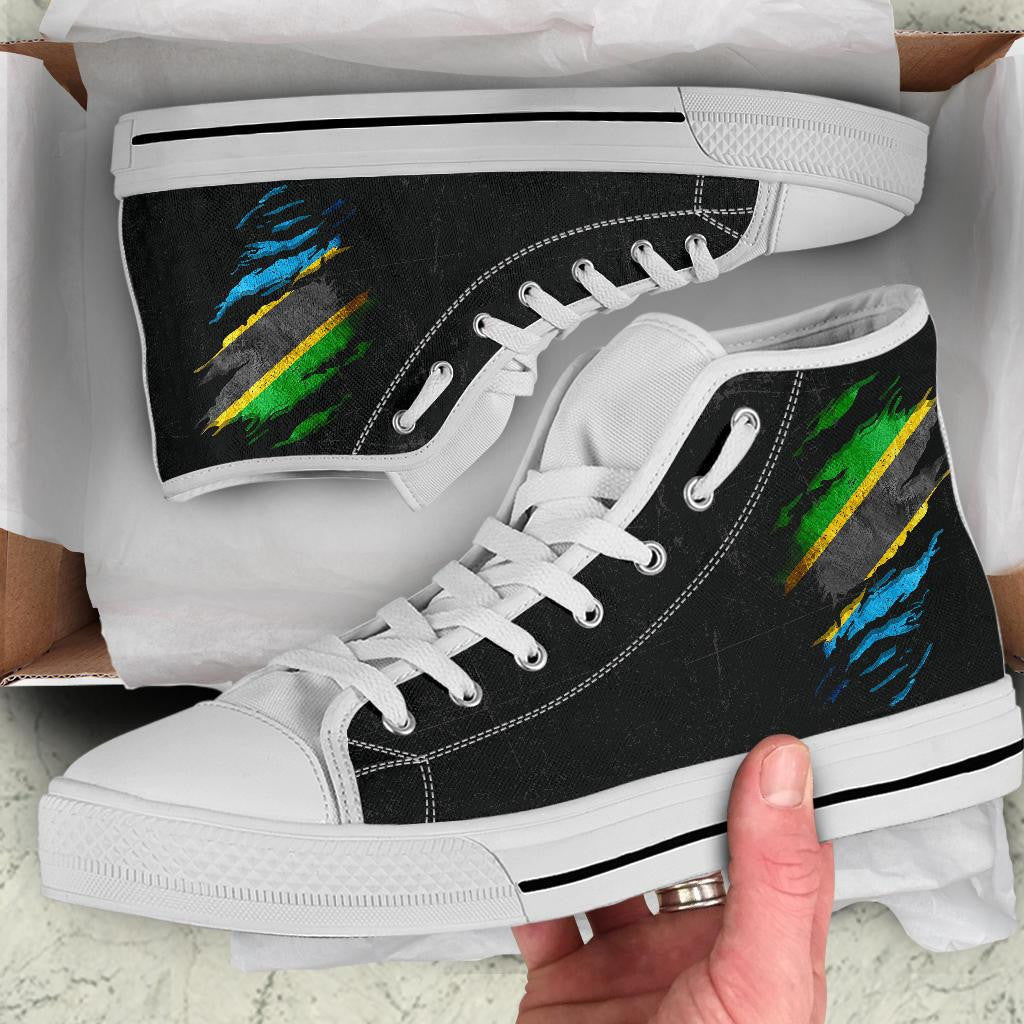 Tanzania In Me High Top Shoe Special Grunge Style