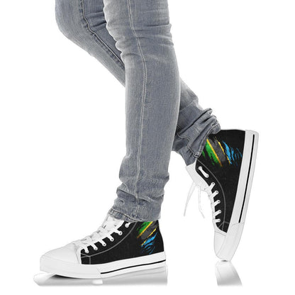 Tanzania In Me High Top Shoe Special Grunge Style