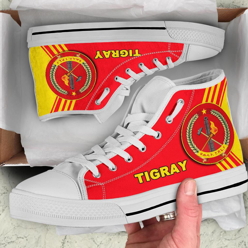Tigray Coat Of Arms High Top Shoe
