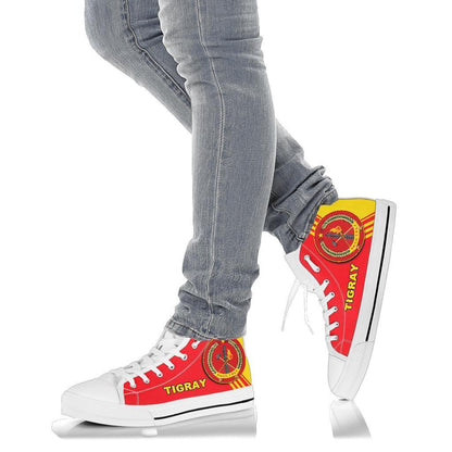 Tigray Coat Of Arms High Top Shoe