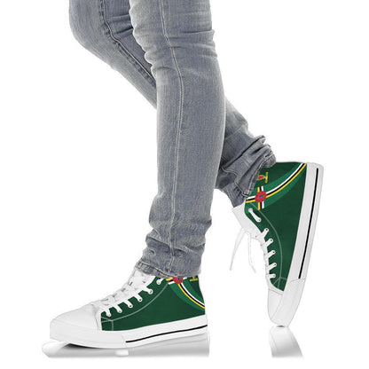 Dominica High Top Shoe Special Flag