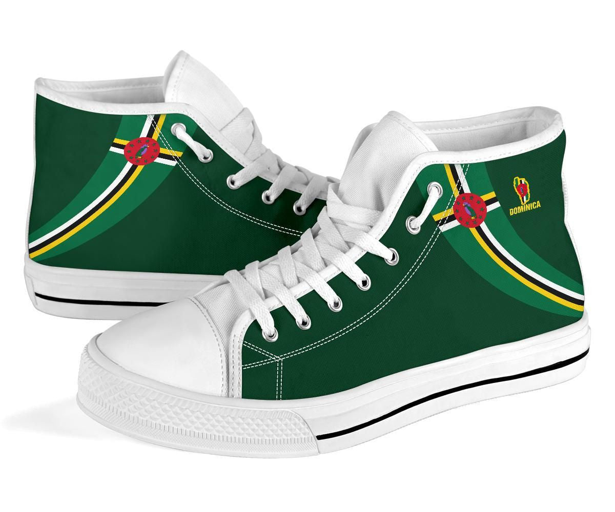Dominica High Top Shoe Special Flag
