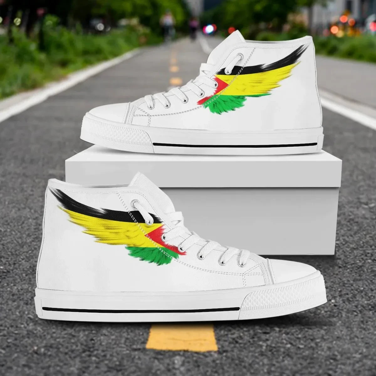 Benishangul Gumuz High Top Shoe Wing Flag
