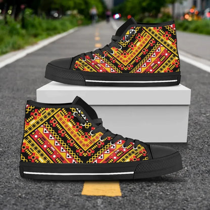 Angola Pattern High Top Men/Women