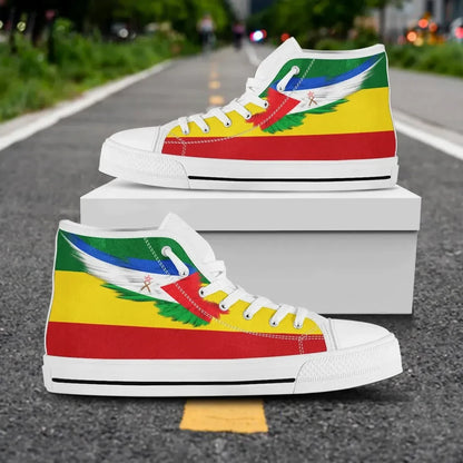 Afar Region High Top Shoe Wing Flag