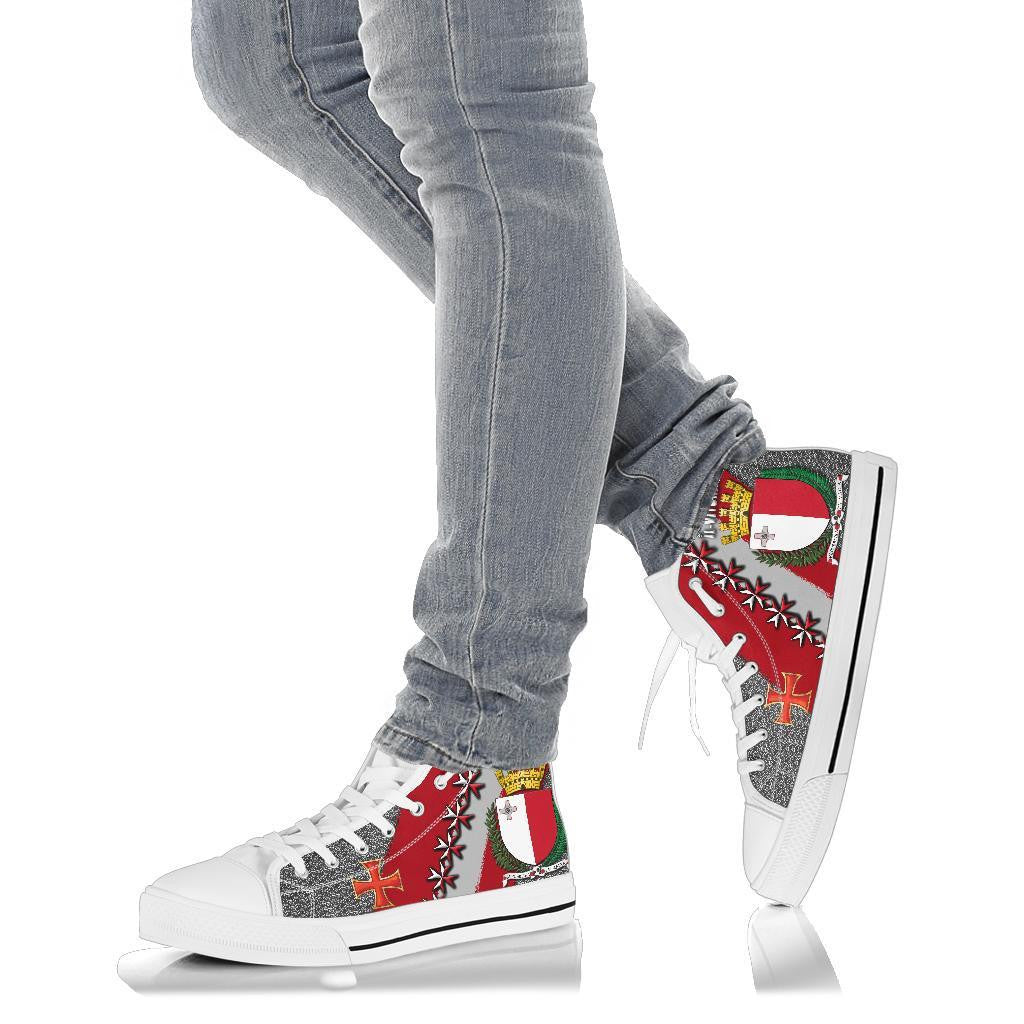 Malta Il Vitorja High Top Shoe Malta Coat Of Arm