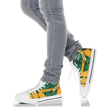 South Africa High Top Shoe Springboks Rugby Be Fancy