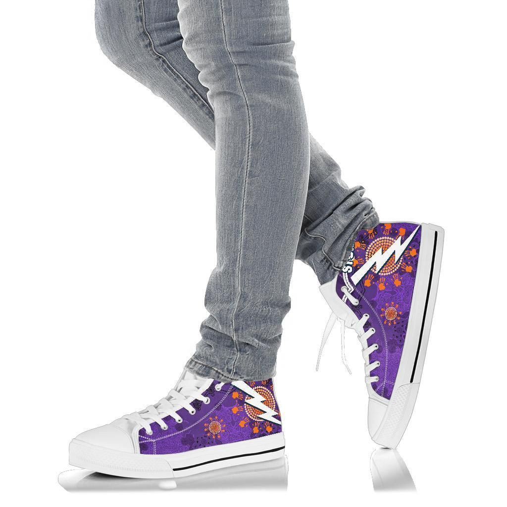 Storm High Top Shoe Indigenous Aboriginal Melbourne Sun Style