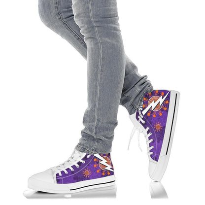 Storm High Top Shoe Indigenous Aboriginal Melbourne Sun Style