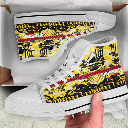 Richmond Tigers High Top Shoe Anzac Day Country Style