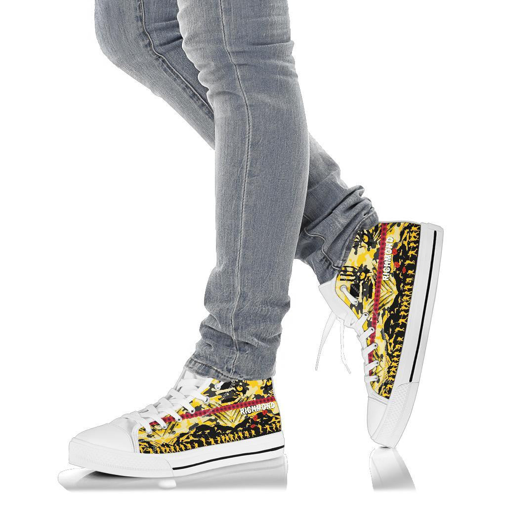 Richmond Tigers High Top Shoe Anzac Day Country Style